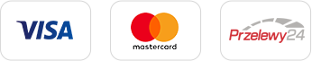 Visa / MasterCard / Przelewy24
