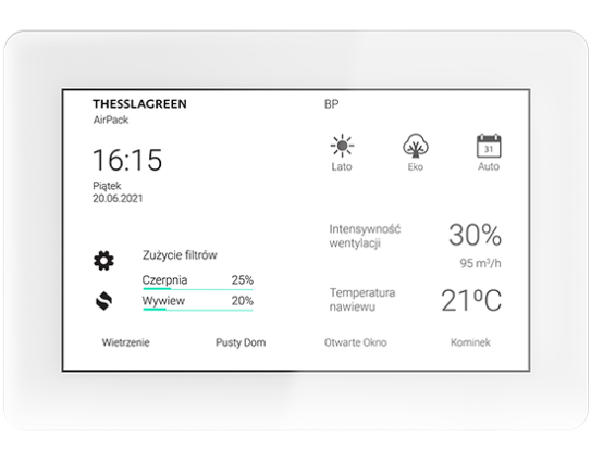 Sterownik do AirPack | Air++ | THESSLA GREEN