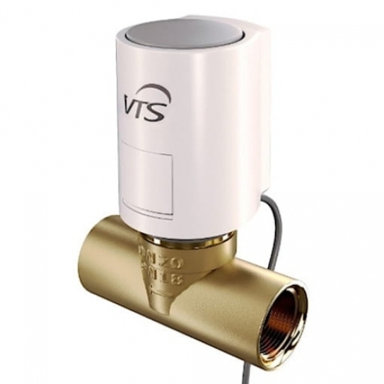 Zawór dwudrogowy z siłownikiem | VTS